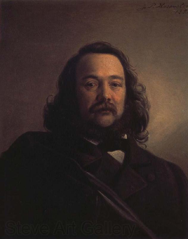 Johann Peter Hasenclever Ferdinand Freiligrath France oil painting art